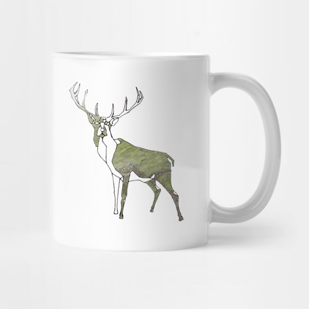 Polygon Deer by InchInk